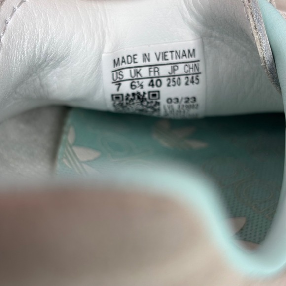 Adidas Samba Classic White Brown Stripe Men's Sneakers Size 7 - Picture 7 of 8